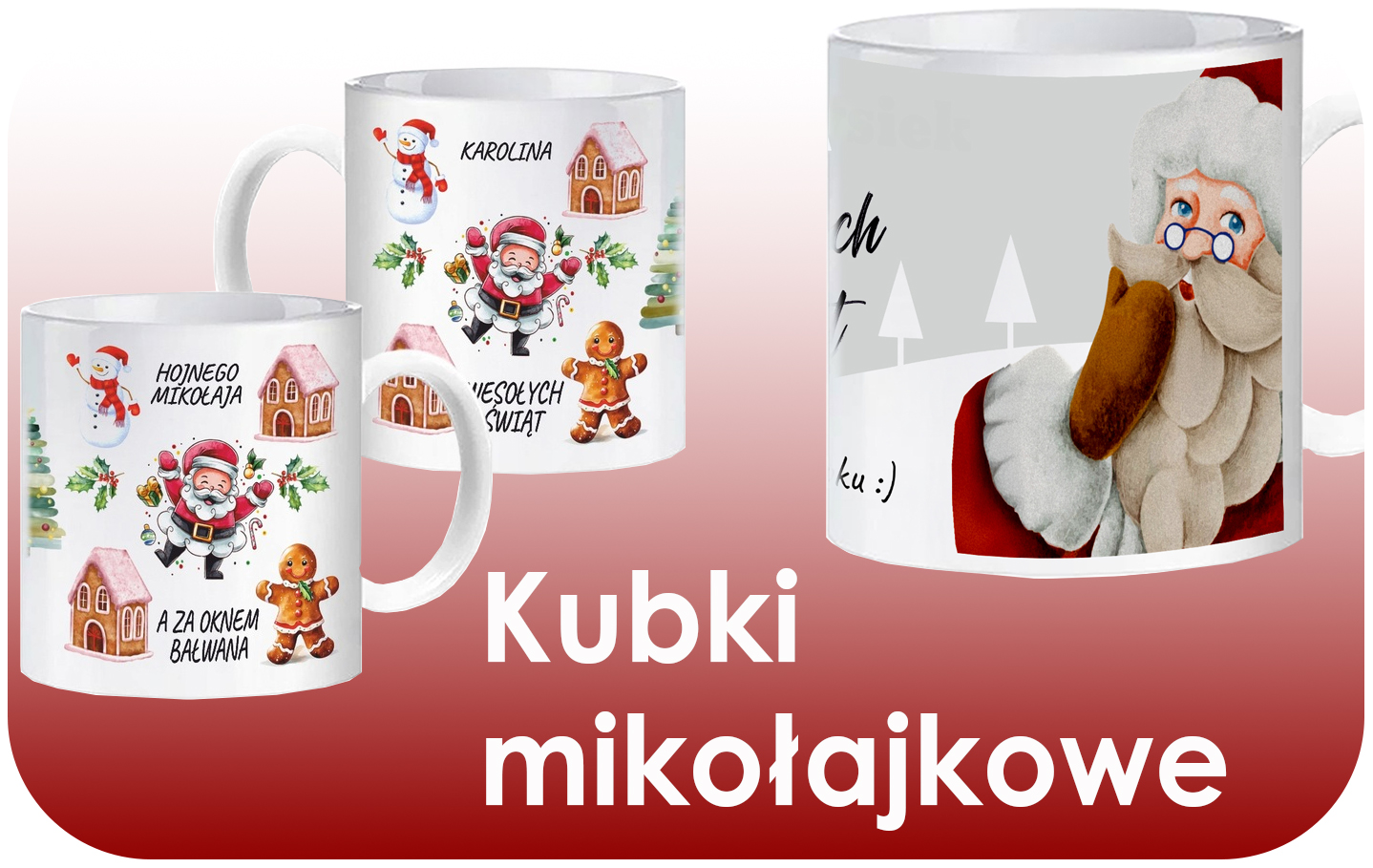 Kubki mikołajkowe