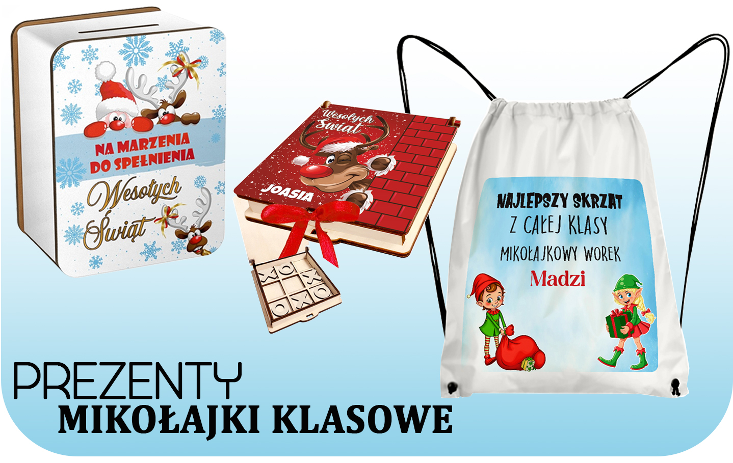 Prezenty mikołajki klasowe